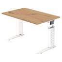 UNDA 12 W | 120x80 | Schreibtisch höhenverstellbar