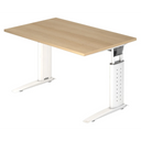 UNDA 12 W | 120x80 | Schreibtisch höhenverstellbar