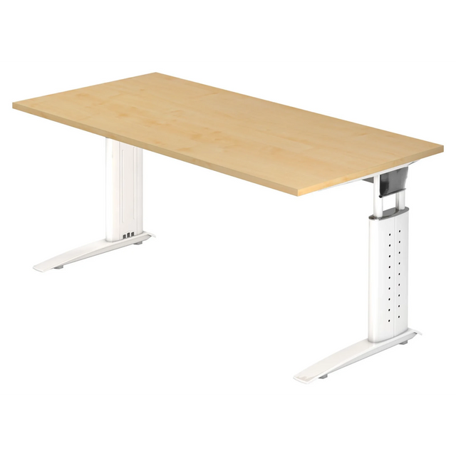 UNDA 16 W | 160x80 | Schreibtisch höhenverstellbar - buerostuhl24