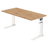UNDA 16 W | 160x80 | Schreibtisch höhenverstellbar - buerostuhl24
