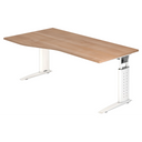 UNDA 18 W | 180x100 | Schreibtisch höhenverstellbar - buerostuhl24