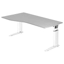 UNDA 18 W | 180x100 | Schreibtisch höhenverstellbar - buerostuhl24