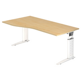 UNDA 18 W | 180x100 | Schreibtisch höhenverstellbar - buerostuhl24