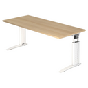 UNDA 19 W | 180x80 | Schreibtisch höhenverstellbar - buerostuhl24