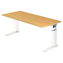 UNDA 19 W | 180x80 | Schreibtisch höhenverstellbar - buerostuhl24