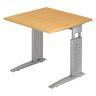 UNDA 8 S | 80x80 | Schreibtisch höhenverstellbar - buerostuhl24