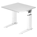 UNDA 8 W | 80x80 | Schreibtisch höhenverstellbar - buerostuhl24