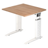 UNDA 8 W | 80x80 | Schreibtisch höhenverstellbar - buerostuhl24