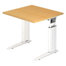 UNDA 8 W | 80x80 | Schreibtisch höhenverstellbar - buerostuhl24
