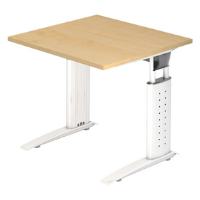 UNDA 8 W | 80x80 | Schreibtisch höhenverstellbar - buerostuhl24