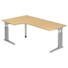 UNDA 82 S | 200x120 | Schreibtisch höhenverstellbar - buerostuhl24