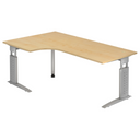 UNDA 82 S | 200x120 | Schreibtisch höhenverstellbar - buerostuhl24