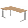 UNDA 82 S | 200x120 | Schreibtisch höhenverstellbar - buerostuhl24