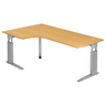 UNDA 82 S | 200x120 | Schreibtisch höhenverstellbar - buerostuhl24