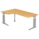 UNDA 82 S | 200x120 | Schreibtisch höhenverstellbar - buerostuhl24
