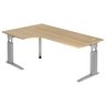 UNDA 82 S | 200x120 | Schreibtisch höhenverstellbar - buerostuhl24