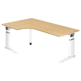 UNDA 82 W | 200x120 | Schreibtisch höhenverstellbar - buerostuhl24