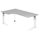 UNDA 82 W | 200x120 | Schreibtisch höhenverstellbar - buerostuhl24