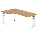 UNDA 82 W | 200x120 | Schreibtisch höhenverstellbar - buerostuhl24