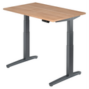 XBHM 12 GG | 120x80 | Schreibtisch elektrisch höhenverstellbar - buerostuhl24