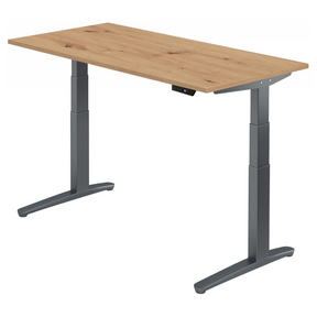 XBHM 16 GG | 160x80 | Schreibtisch elektrisch höhenverstellbar - buerostuhl24