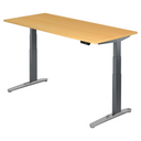 XBHM 19 GC | 180x80 | Schreibtisch elektrisch höhenverstellbar - buerostuhl24
