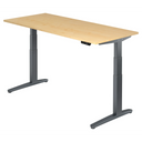 XBHM 19 GG | 180x80 | Schreibtisch elektrisch höhenverstellbar - buerostuhl24