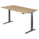 XBHM 2E GG | 200x100 | Schreibtisch elektrisch höhenverstellbar