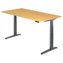 XBHM 2E GG | 200x100 | Schreibtisch elektrisch höhenverstellbar