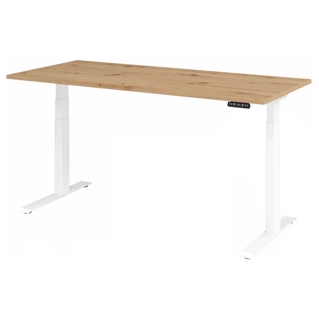 XDKB 19 W | 180x80 | Schreibtisch elektrisch höhenverstellbar - buerostuhl24