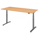 XDLR 19 G | 180x80 | Schreibtisch elektrisch höhenverstellbar - buerostuhl24