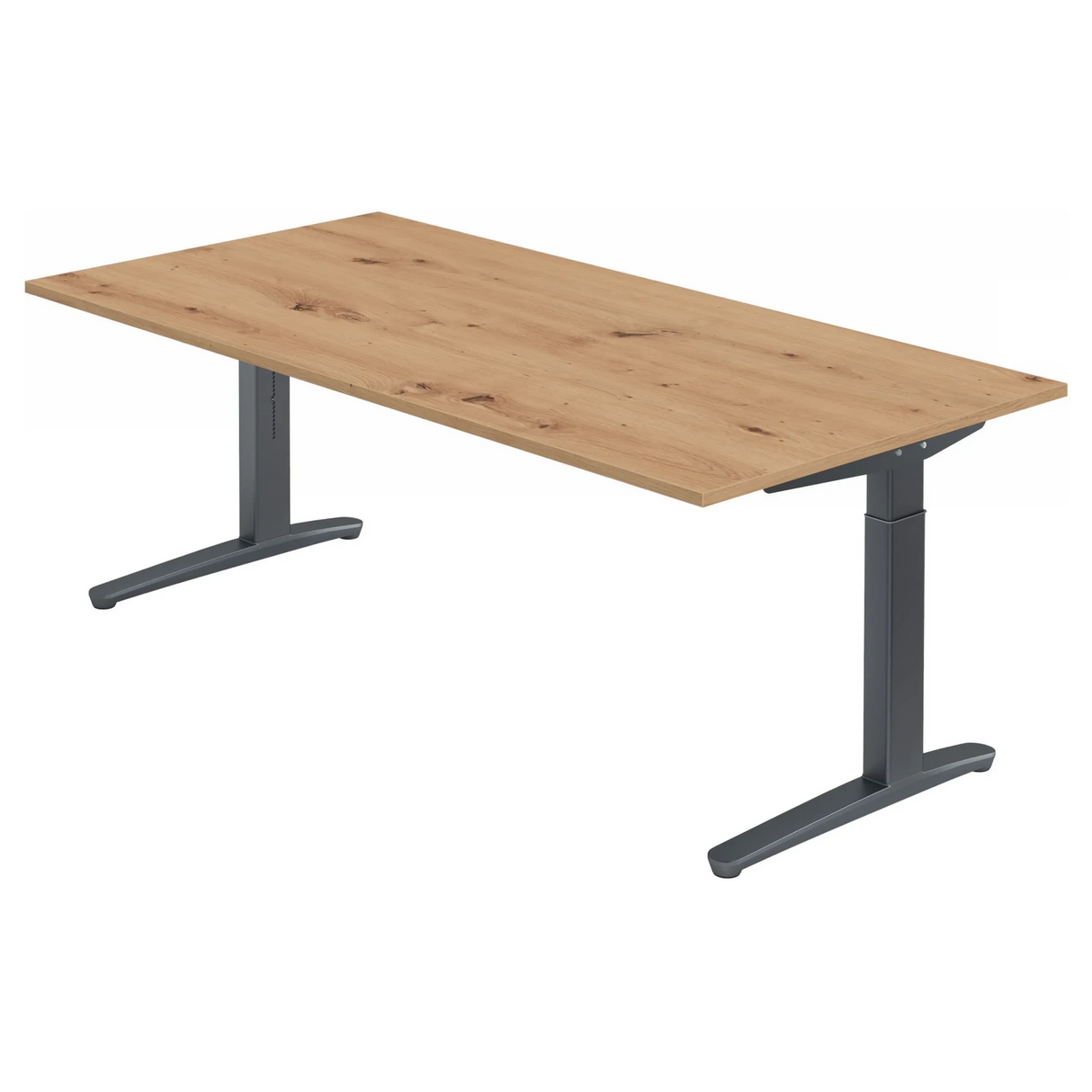 XTRA XB 2E GG | 200x100 | Schreibtisch höhenverstellbar - buerostuhl24