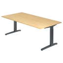 XTRA XB 2E GG | 200x100 | Schreibtisch höhenverstellbar - buerostuhl24
