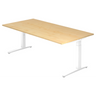 XTRA XB 2E WW | 200x100 | Schreibtisch höhenverstellbar - buerostuhl24