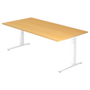XTRA XB 2E WW | 200x100 | Schreibtisch höhenverstellbar - buerostuhl24