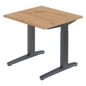 XTRA XB 8 GG | 80x80 | Schreibtisch höhenverstellbar - buerostuhl24
