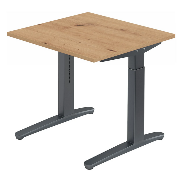 XTRA XB 8 GG | 80x80 | Schreibtisch höhenverstellbar - buerostuhl24