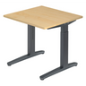 XTRA XB 8 GG | 80x80 | Schreibtisch höhenverstellbar - buerostuhl24