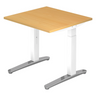 XTRA XB 8 WC | 80x80 | Schreibtisch höhenverstellbar - buerostuhl24