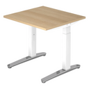XTRA XB 8 WC | 80x80 | Schreibtisch höhenverstellbar - buerostuhl24