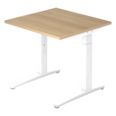 XTRA XB 8 WW | 80x80 | Schreibtisch höhenverstellbar - buerostuhl24